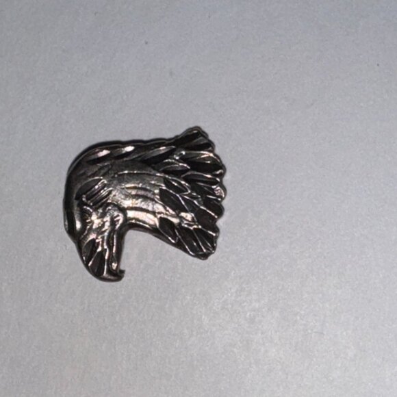 Sterling Silver Eagle Head Pendant - Picture 6 of 16